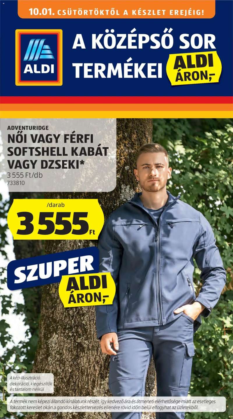 Aldi Aldi Középső sor termékei 1 oldal