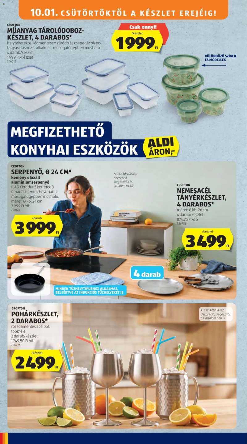 Aldi Aldi Középső sor termékei 8 oldal