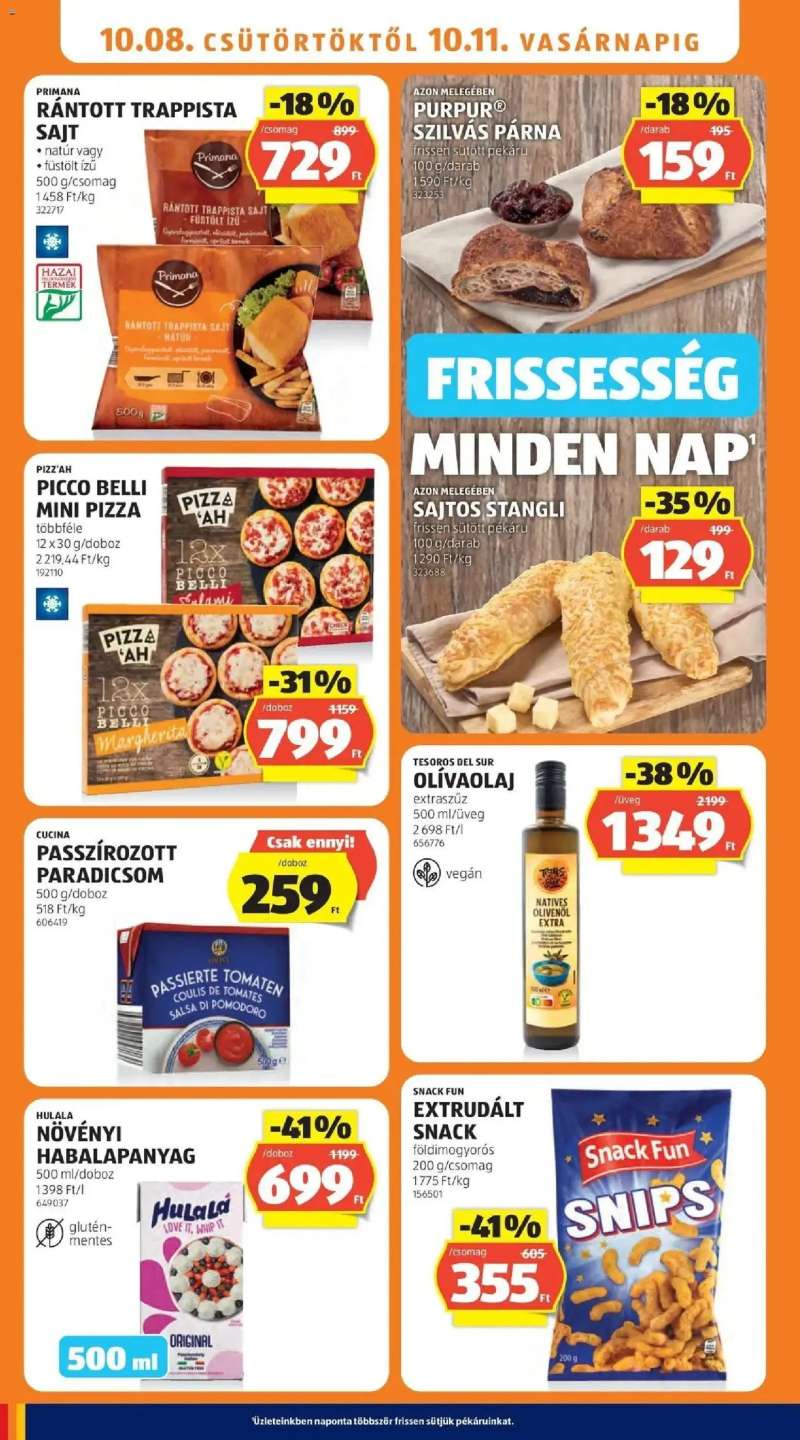 Aldi Aldi aktuális akciós újság 10 oldal