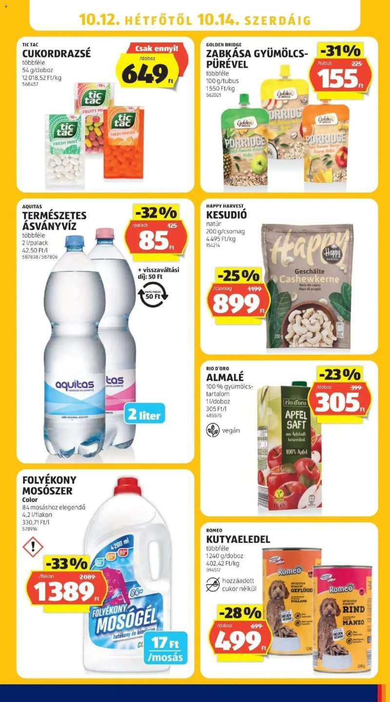 Aldi Aldi aktuális akciós újság 31 oldal