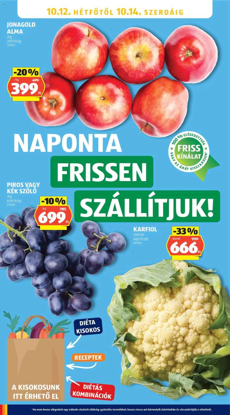 Aldi Aldi akciós újság 34 oldal