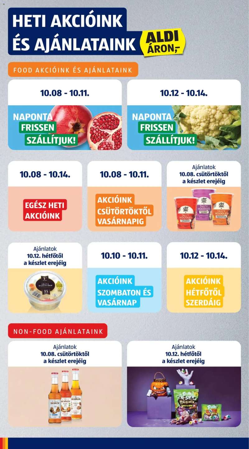 Aldi Aldi akciós újság 4 oldal
