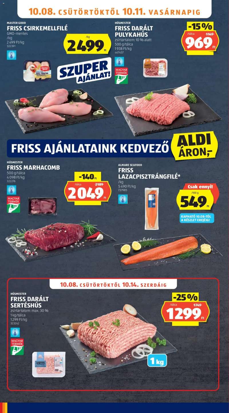 Aldi Aldi akciós újság 8 oldal