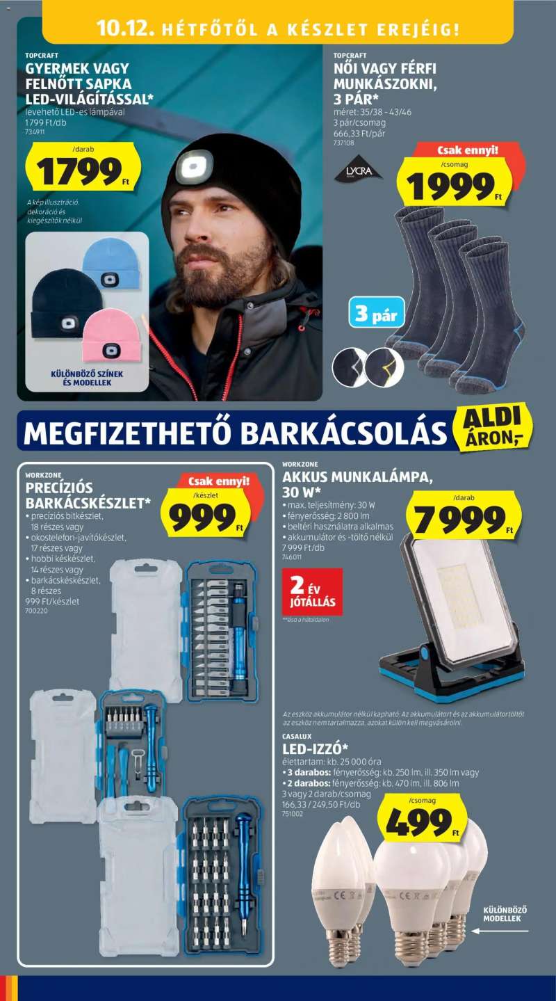 Aldi Aldi Középső sor termékei 10 oldal