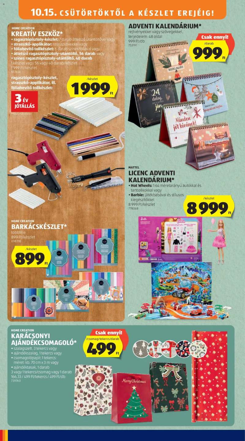 Aldi Aldi akciós újság 38 oldal
