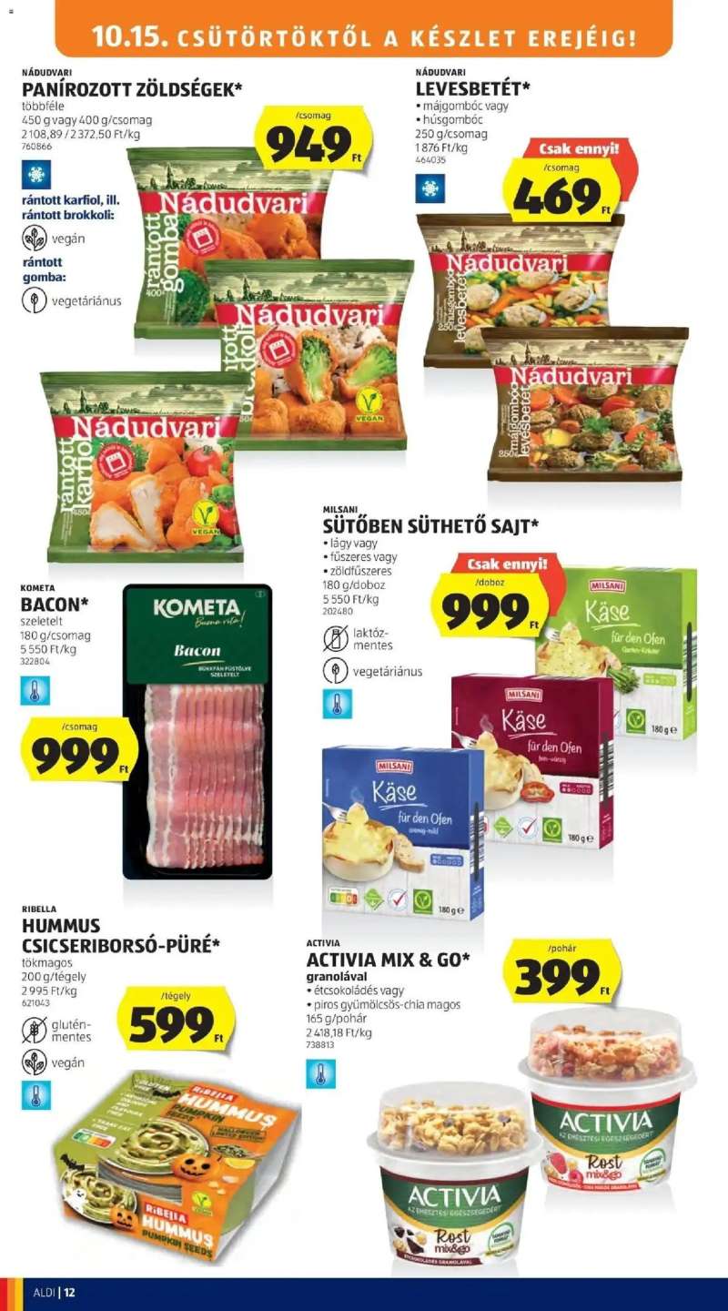 Aldi Aldi aktuális akciós újság 12 oldal