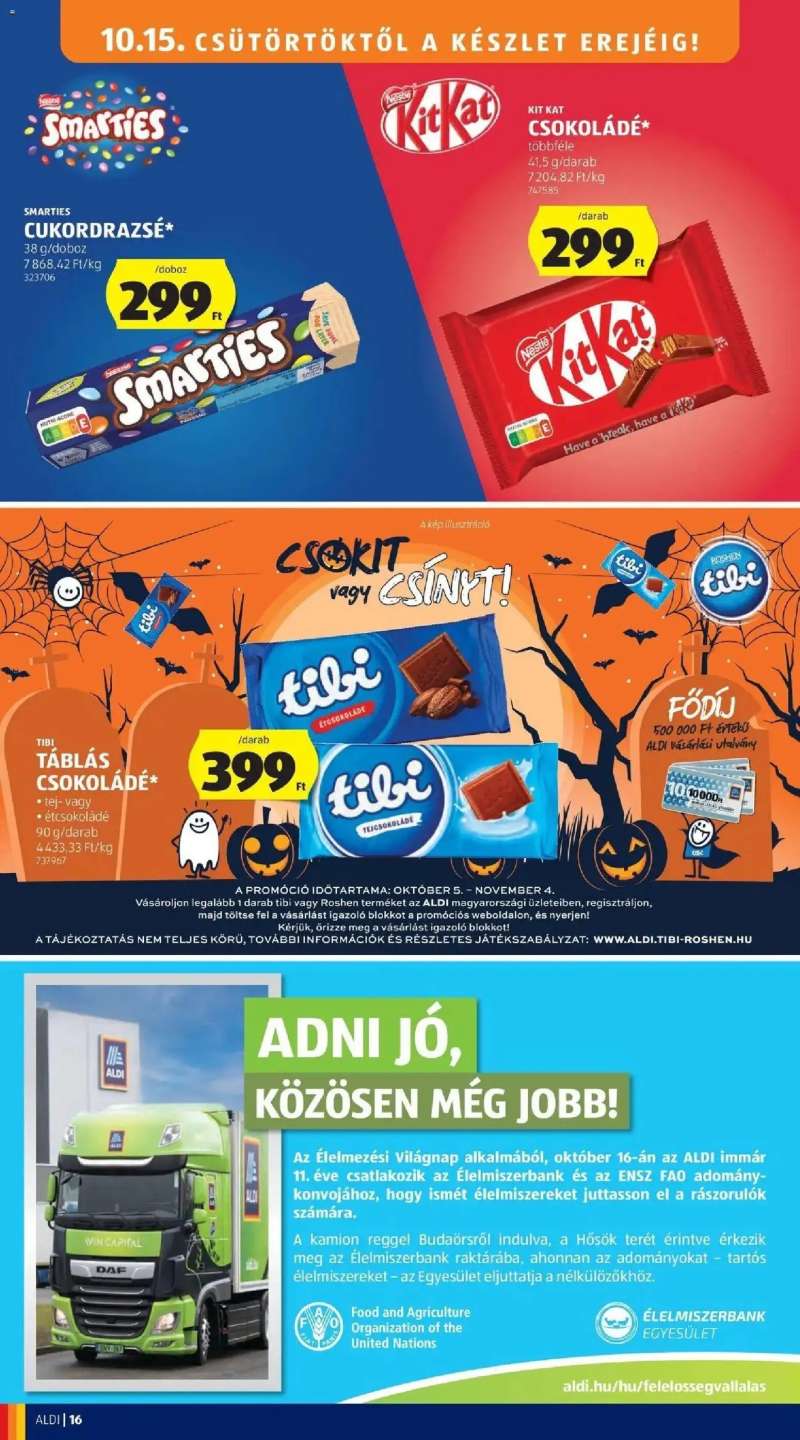 Aldi Aldi aktuális akciós újság 16 oldal
