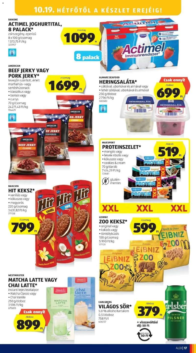 Aldi Aldi aktuális akciós újság 17 oldal