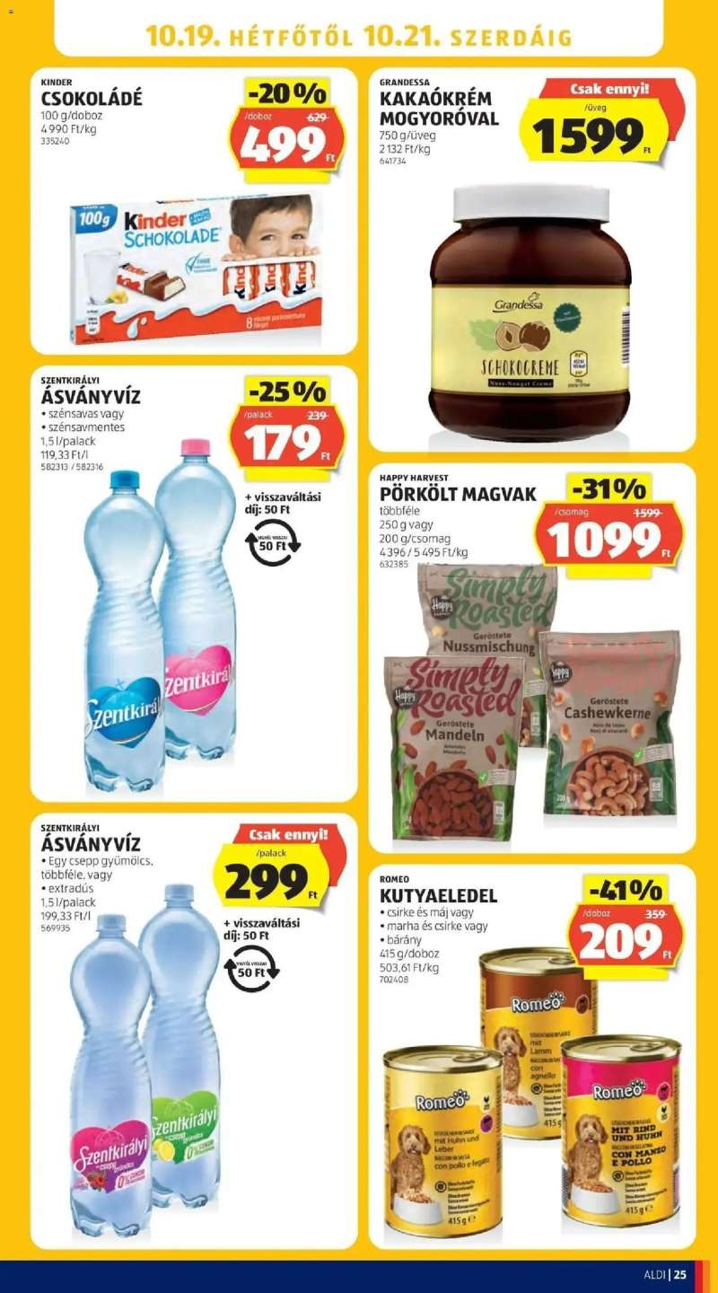 Aldi Aldi aktuális akciós újság 25 oldal