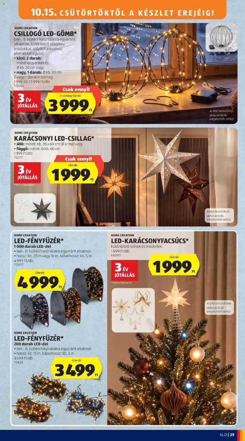 Aldi Aldi aktuális akciós újság 29 oldal