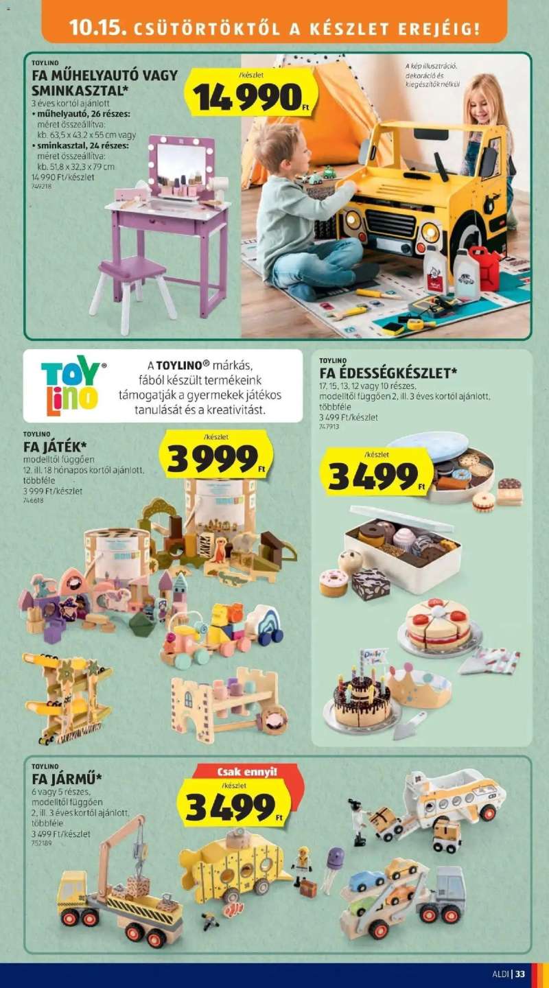 Aldi Aldi aktuális akciós újság 33 oldal