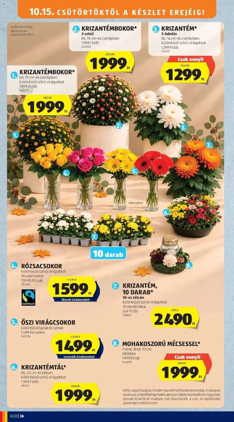 Aldi Aldi aktuális akciós újság 36 oldal