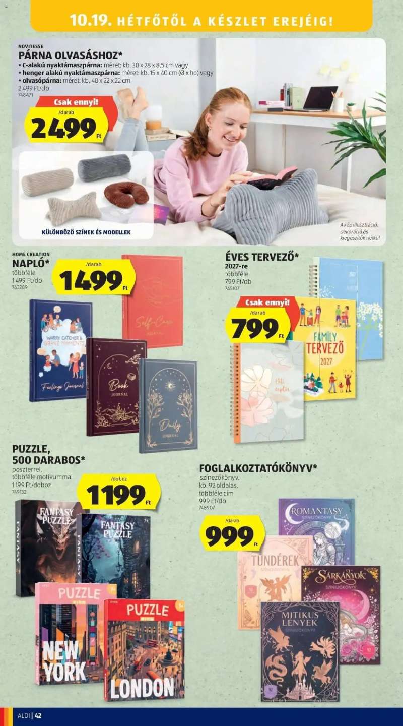 Aldi Aldi aktuális akciós újság 42 oldal