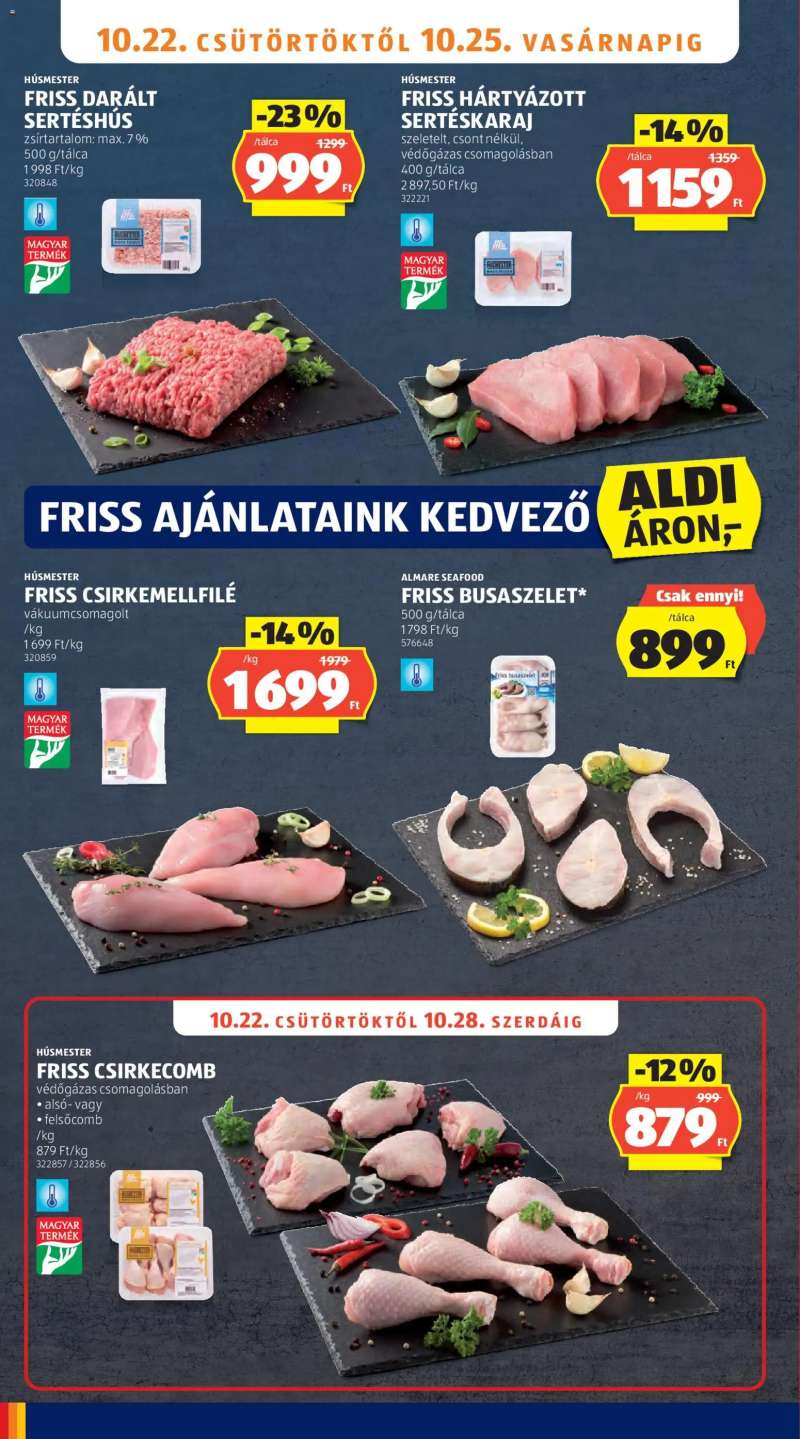 Aldi Aldi akciós újság 10 oldal
