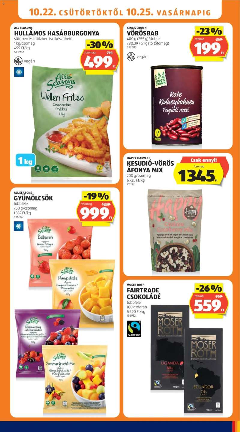 Aldi Aldi akciós újság 15 oldal