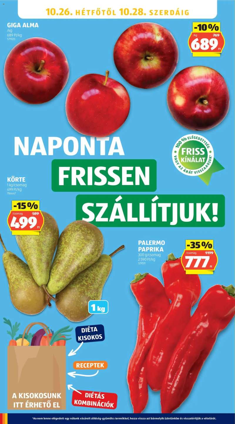 Aldi Aldi akciós újság 30 oldal