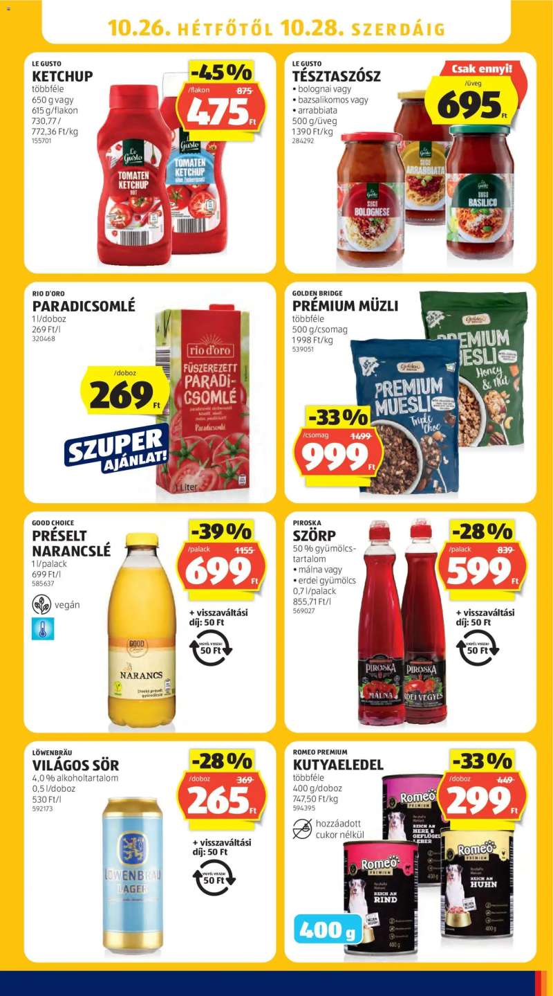 Aldi Aldi akciós újság 33 oldal