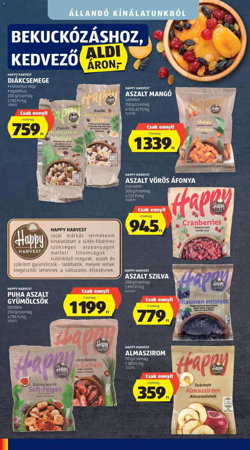 Aldi Aldi akciós újság 34 oldal