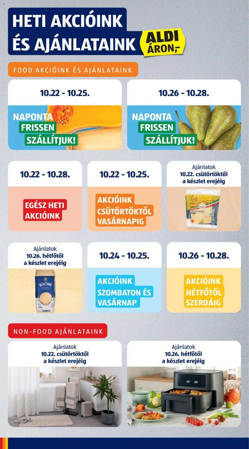 Aldi Aldi akciós újság 4 oldal