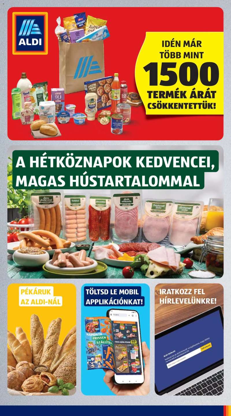 Aldi Aldi akciós újság 5 oldal