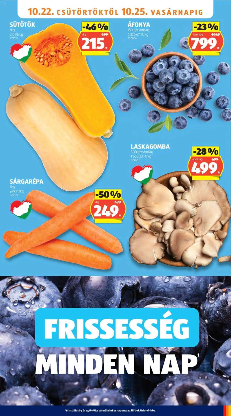 Aldi Aldi akciós újság 7 oldal