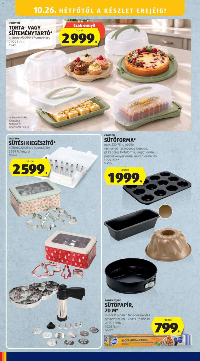 Aldi Aldi Középső sor termékei 8 oldal