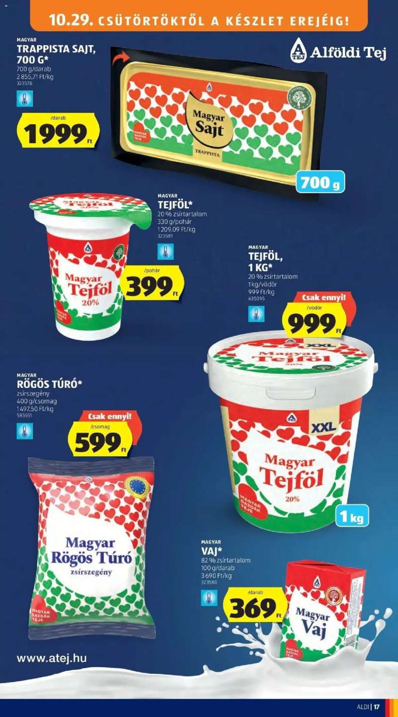 Aldi Aldi aktuális akciós újság 17 oldal