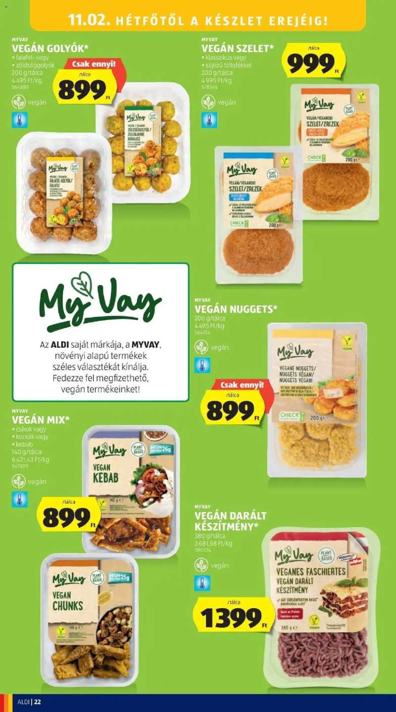 Aldi Aldi aktuális akciós újság 22 oldal