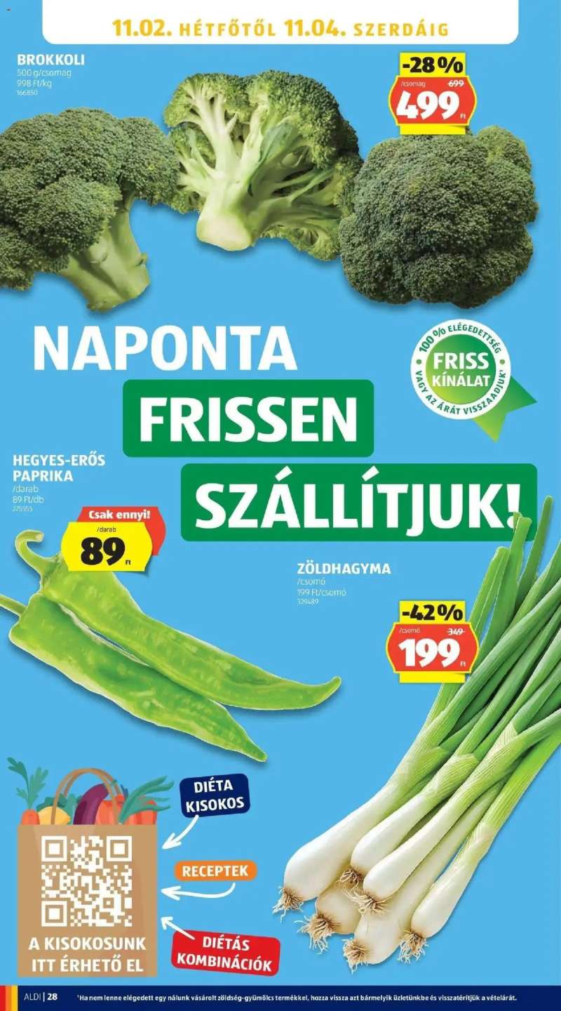 Aldi Aldi aktuális akciós újság 28 oldal