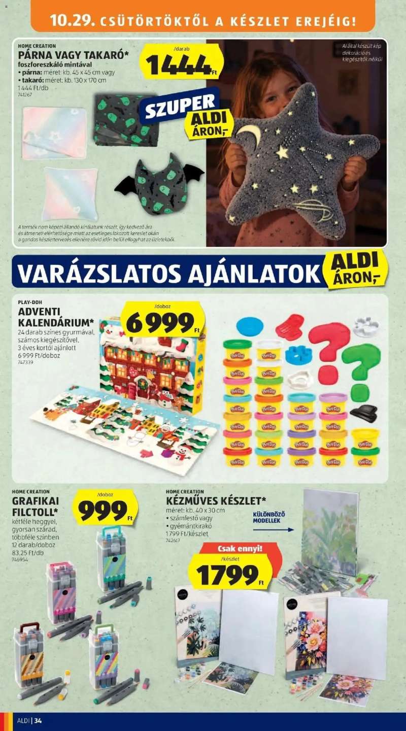 Aldi Aldi aktuális akciós újság 34 oldal