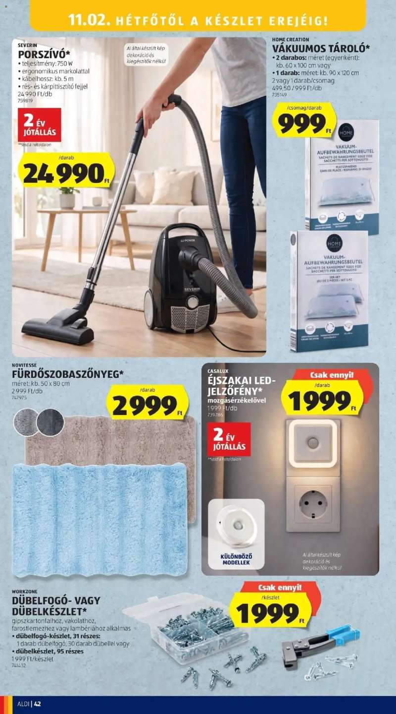Aldi Aldi aktuális akciós újság 42 oldal