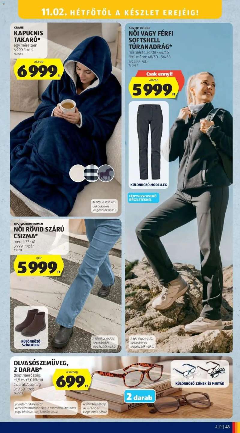 Aldi Aldi aktuális akciós újság 43 oldal