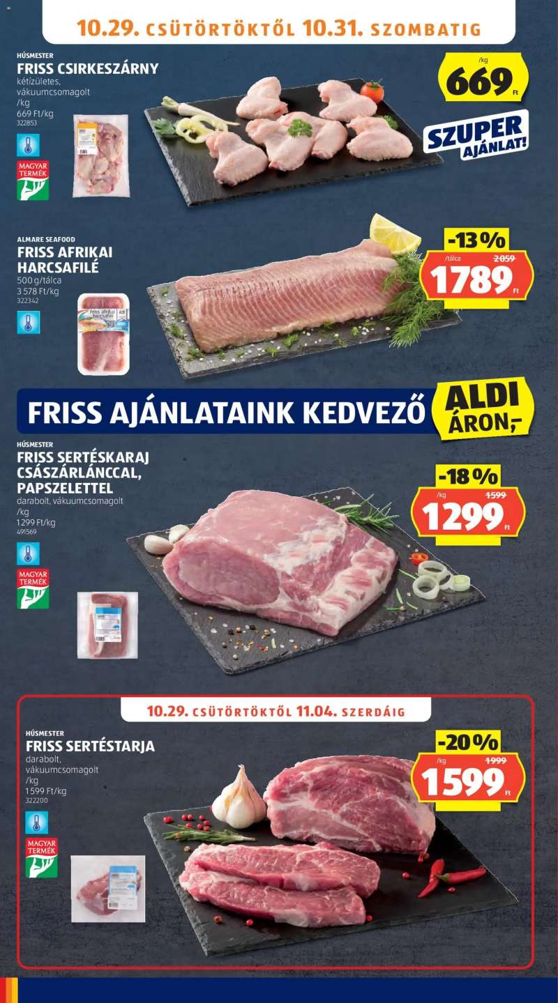 Aldi Aldi akciós újság 10 oldal