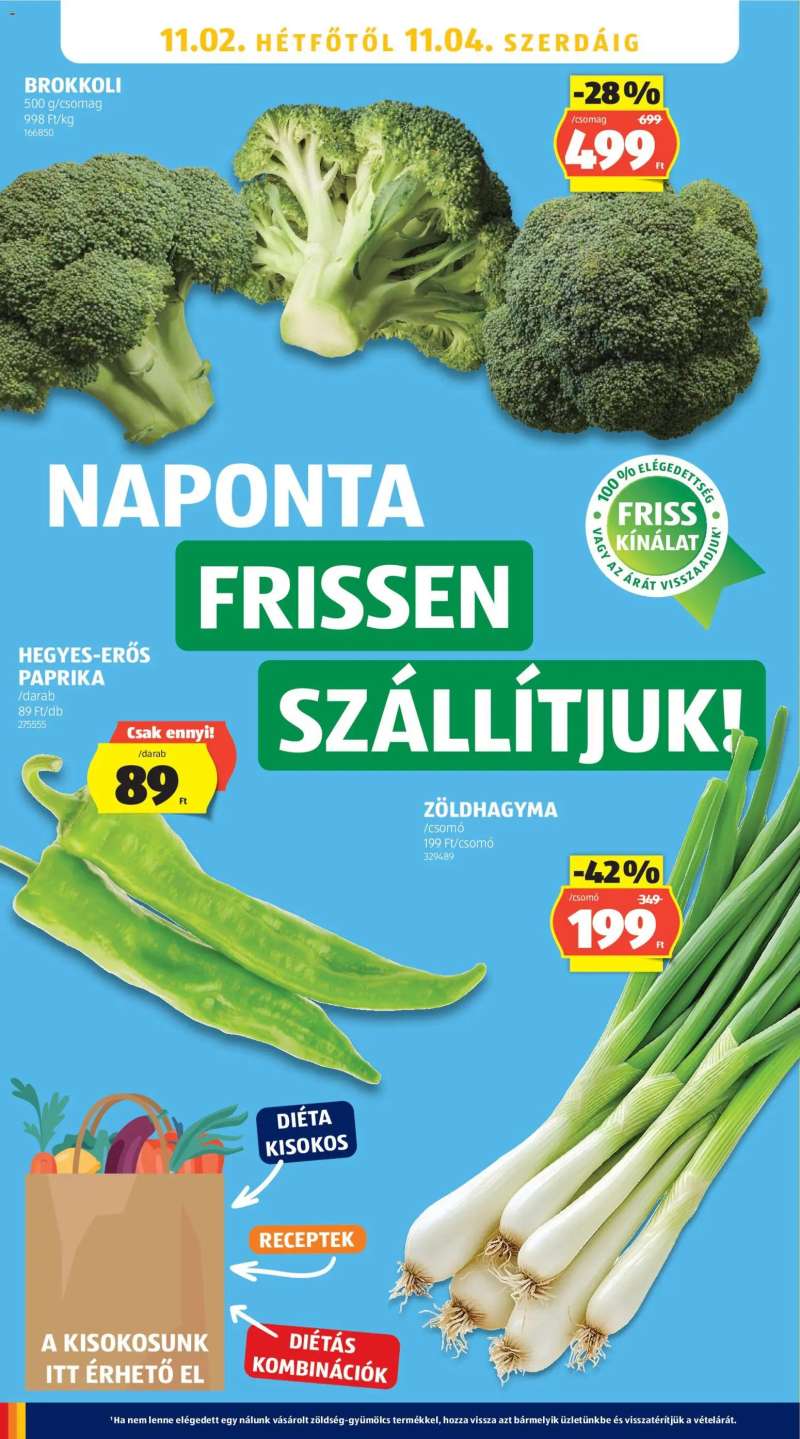 Aldi Aldi akciós újság 34 oldal