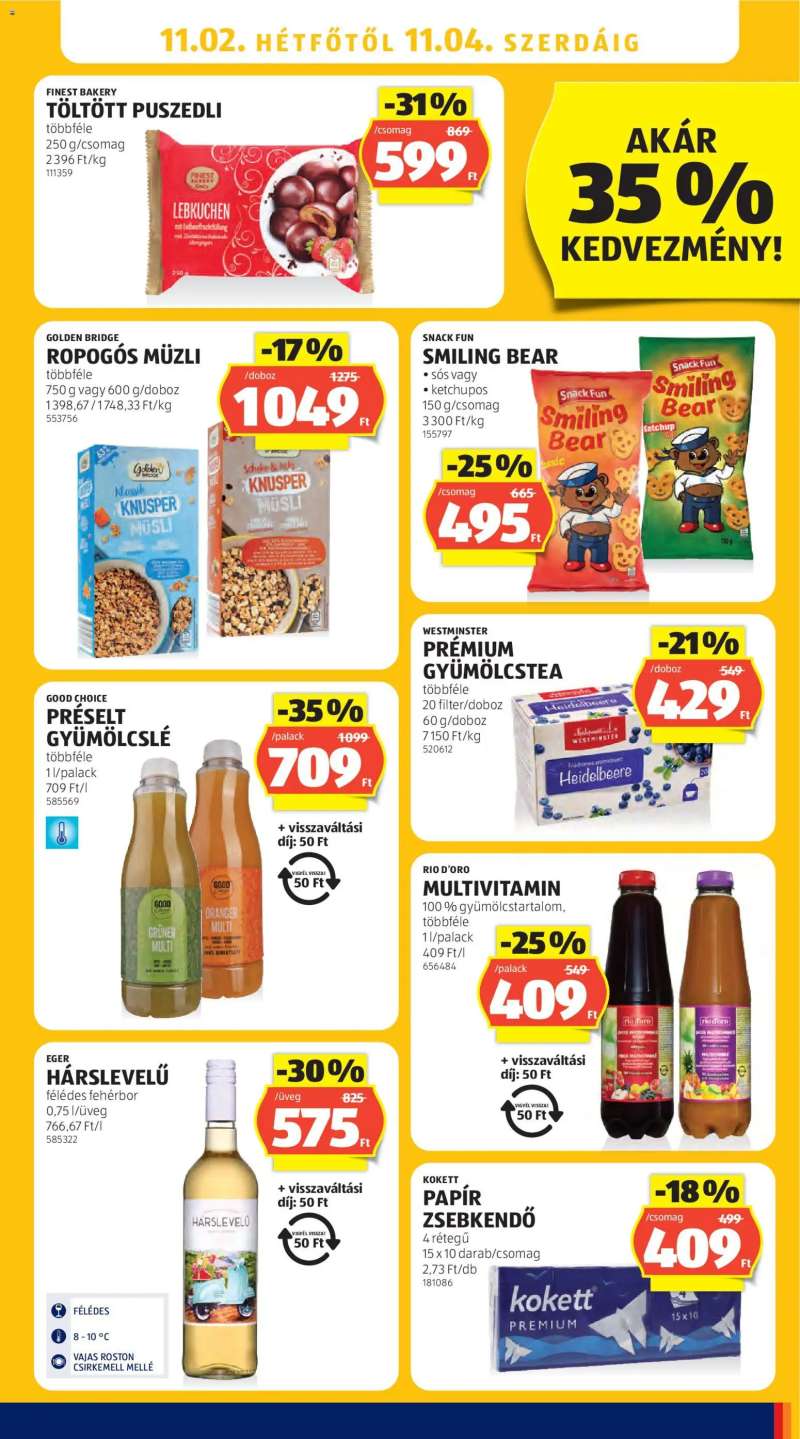 Aldi Aldi akciós újság 37 oldal