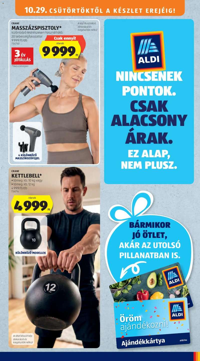 Aldi Aldi akciós újság 45 oldal