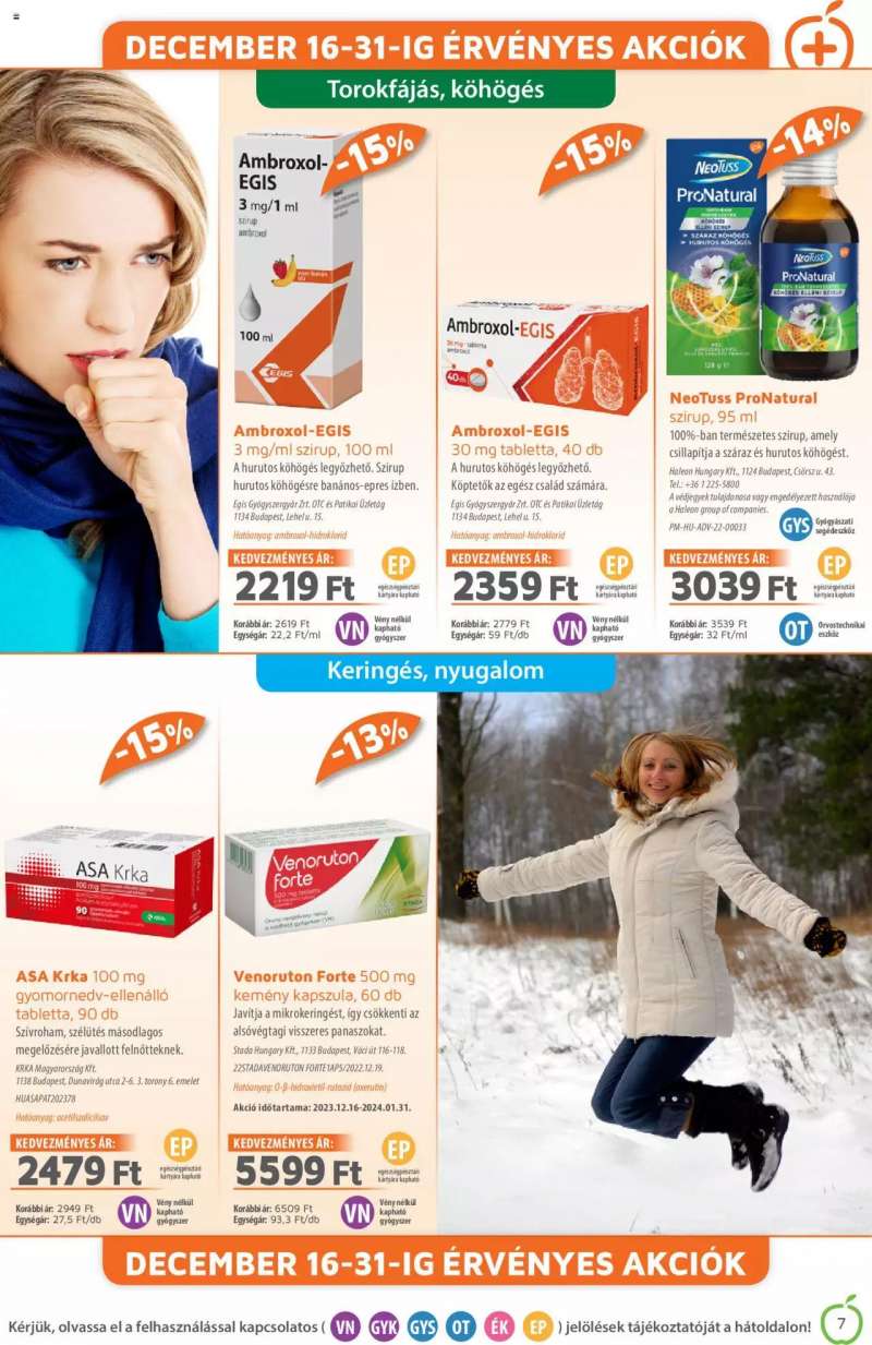 Alma Gyógyszertárak Akciós Újság Alma Gyógyszertárak 7 oldal