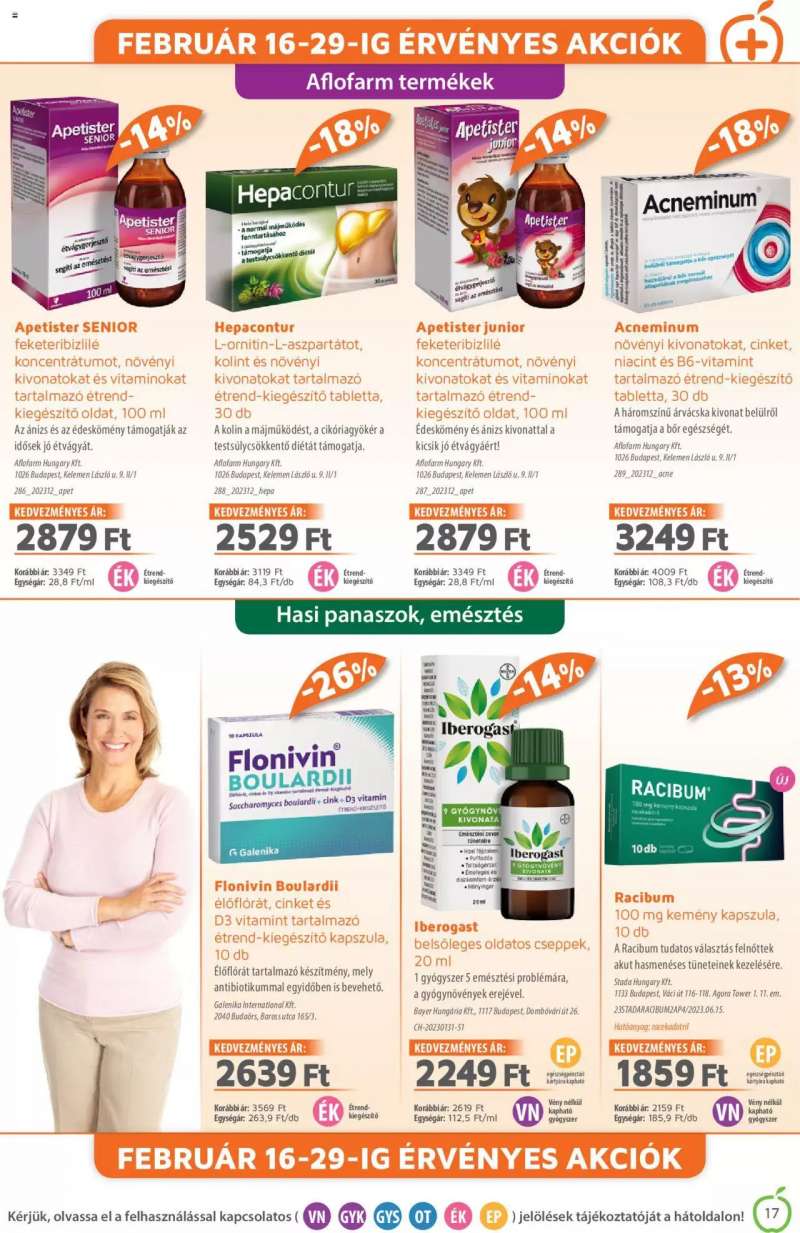 Alma Gyógyszertárak Akciós Újság Alma Gyógyszertárak 17 oldal