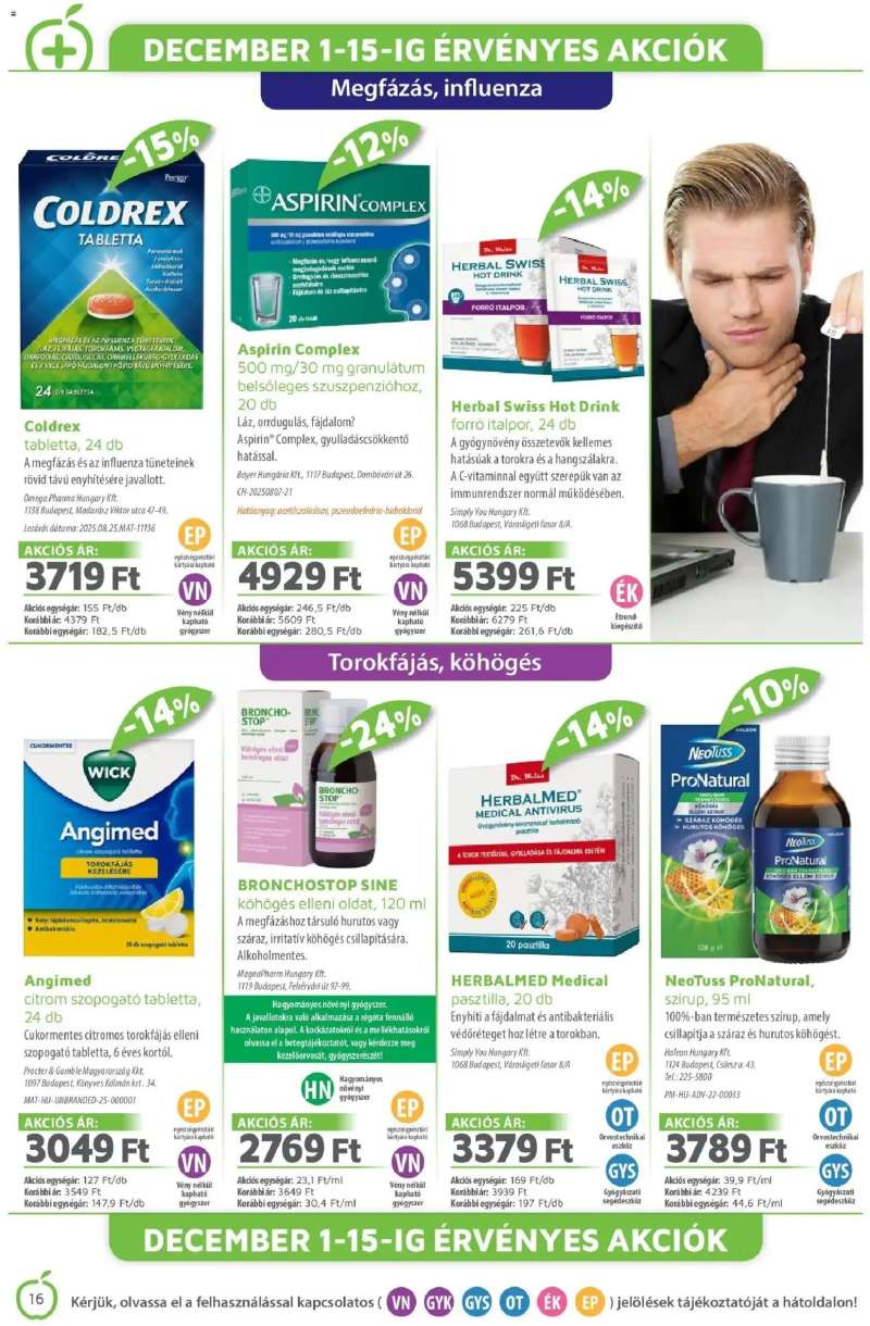 Alma Gyógyszertárak Alma újság érvényessége 2025.12.31-ig 16 oldal