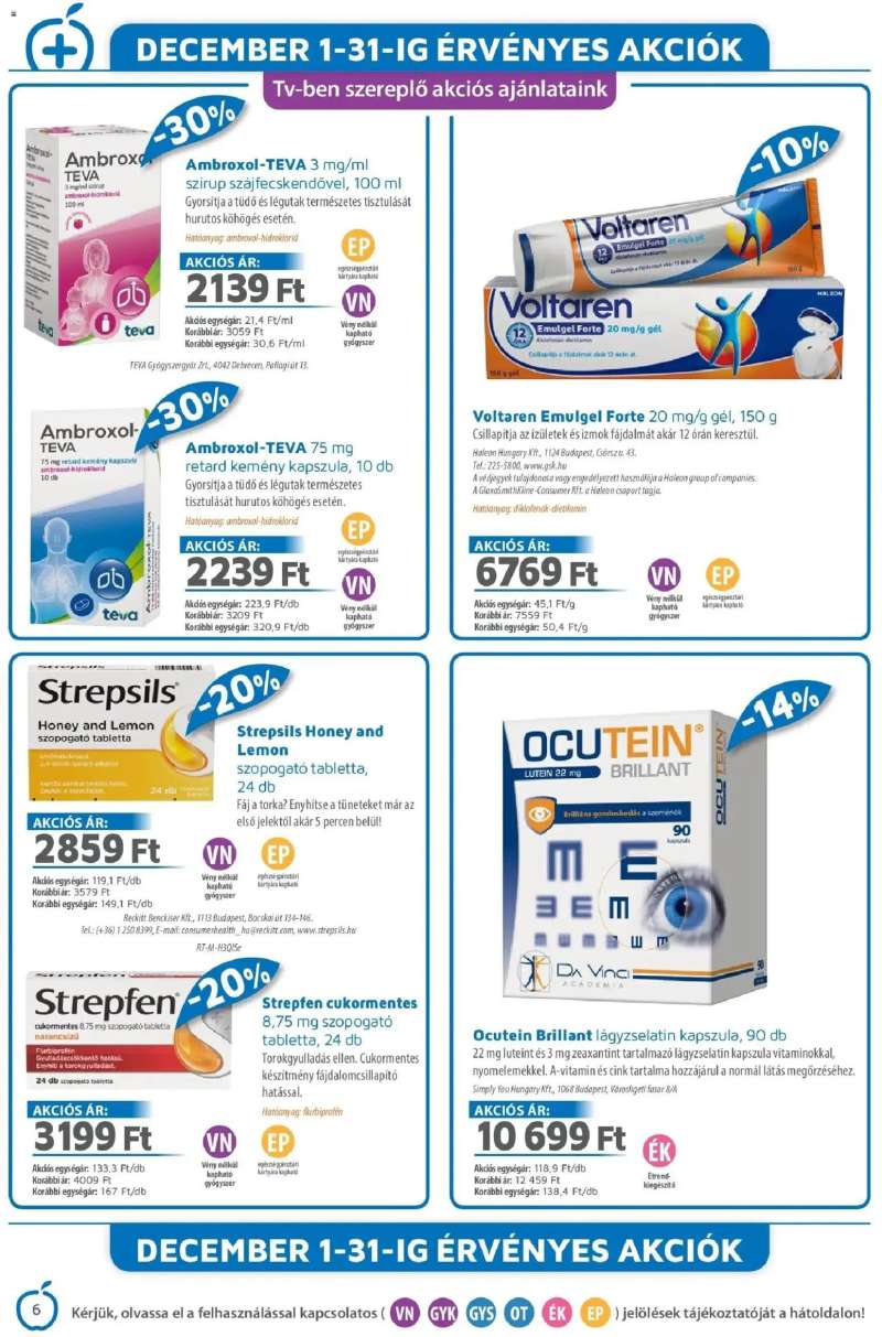 Alma Gyógyszertárak Alma újság érvényessége 2025.12.31-ig 6 oldal