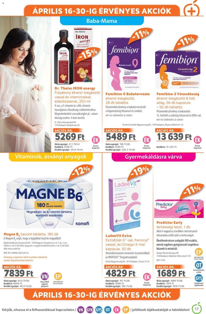 Alma Gyógyszertárak Alma Gyógyszertárak akciós újság 17 oldal