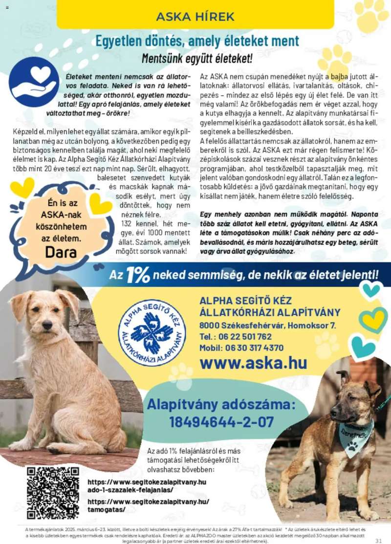 AlphaZoo Akciós újság AlphaZoo 31 oldal