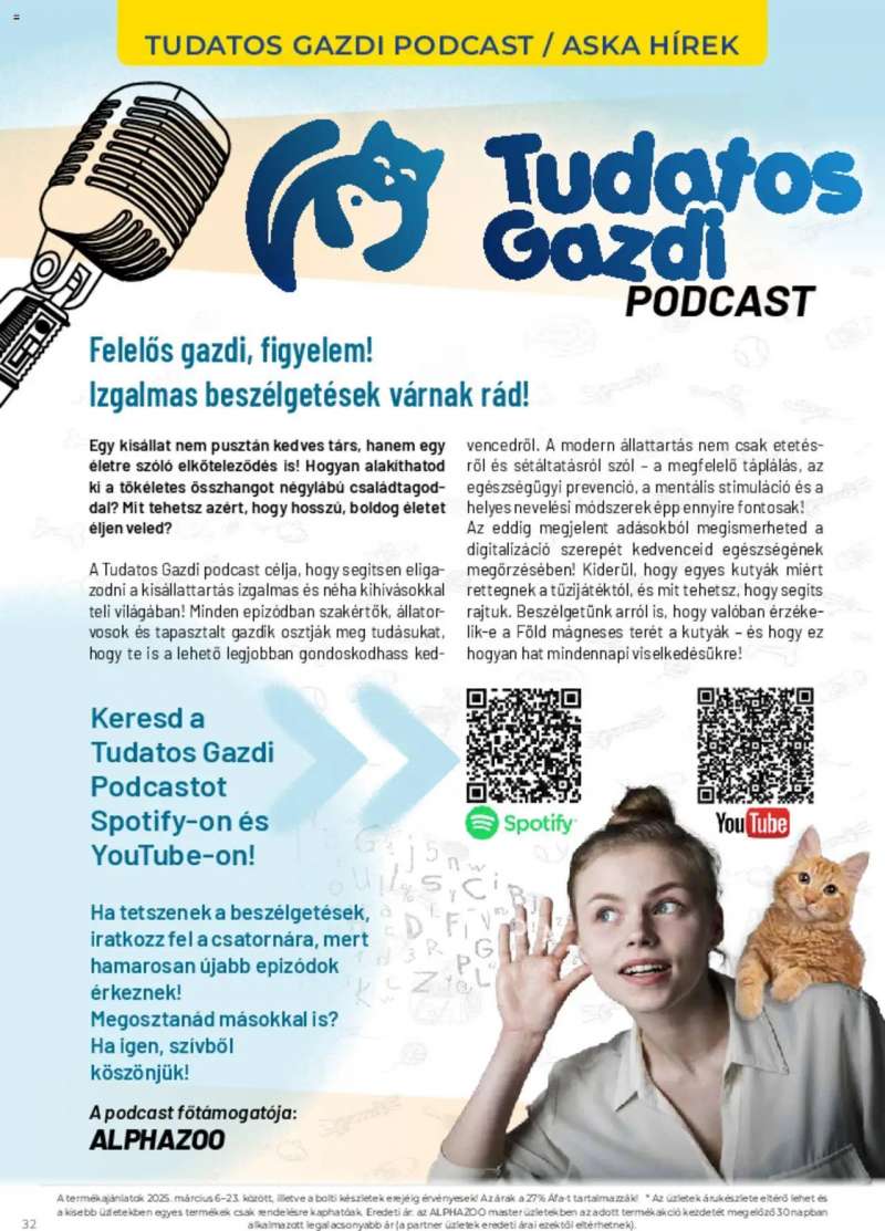 AlphaZoo Akciós újság AlphaZoo 32 oldal