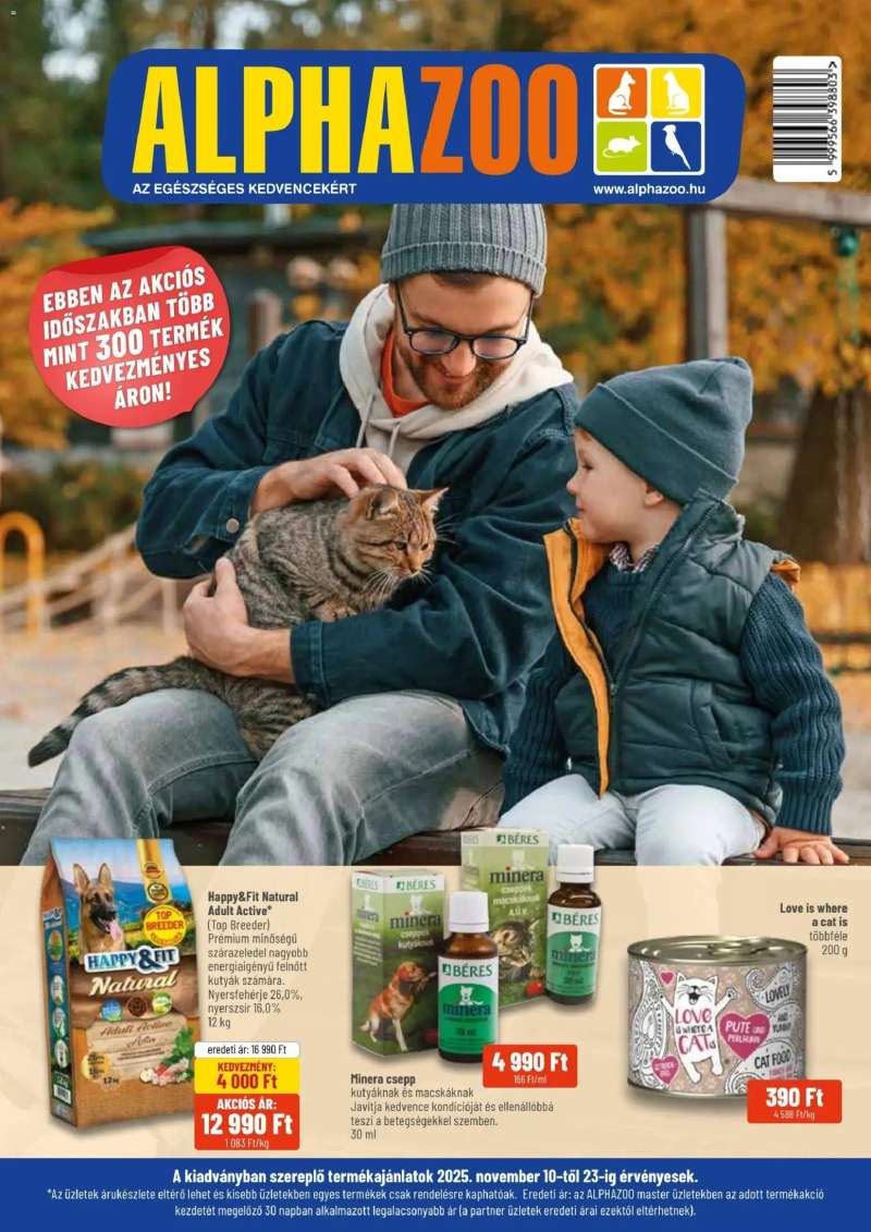 AlphaZoo Akciós újság AlphaZoo 1 oldal