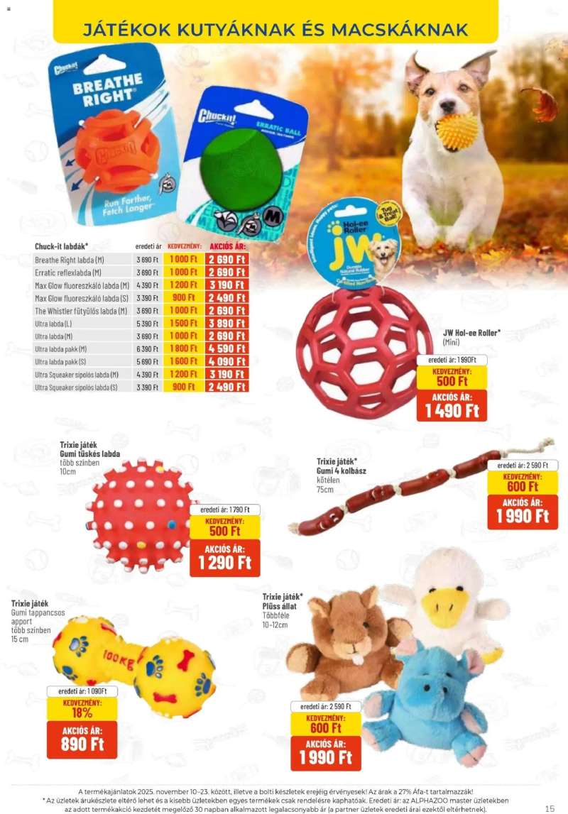 AlphaZoo Akciós újság AlphaZoo 15 oldal