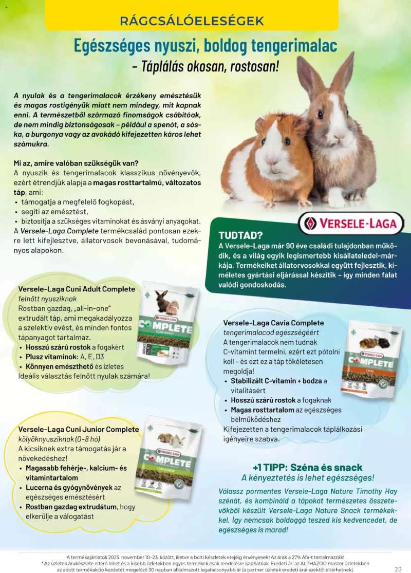AlphaZoo Akciós újság AlphaZoo 23 oldal