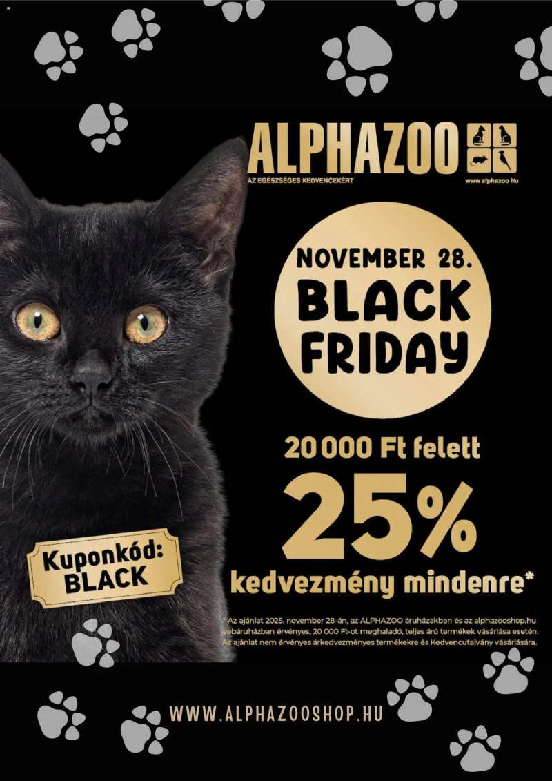 AlphaZoo Black Friday 1 oldal