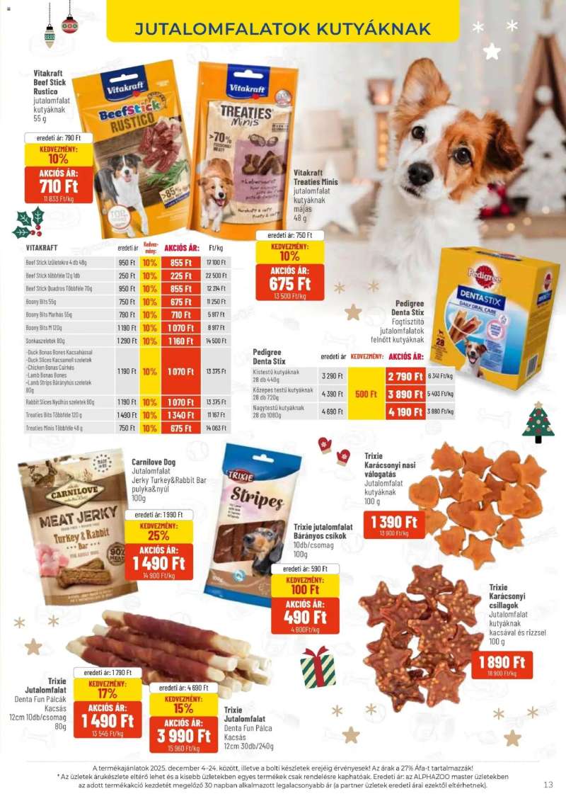 AlphaZoo Akciós újság AlphaZoo 13 oldal