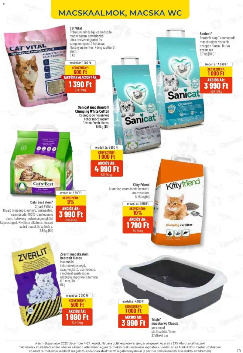 AlphaZoo Akciós újság AlphaZoo 19 oldal