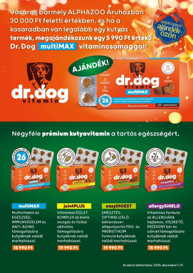 AlphaZoo Akciós újság AlphaZoo 2 oldal